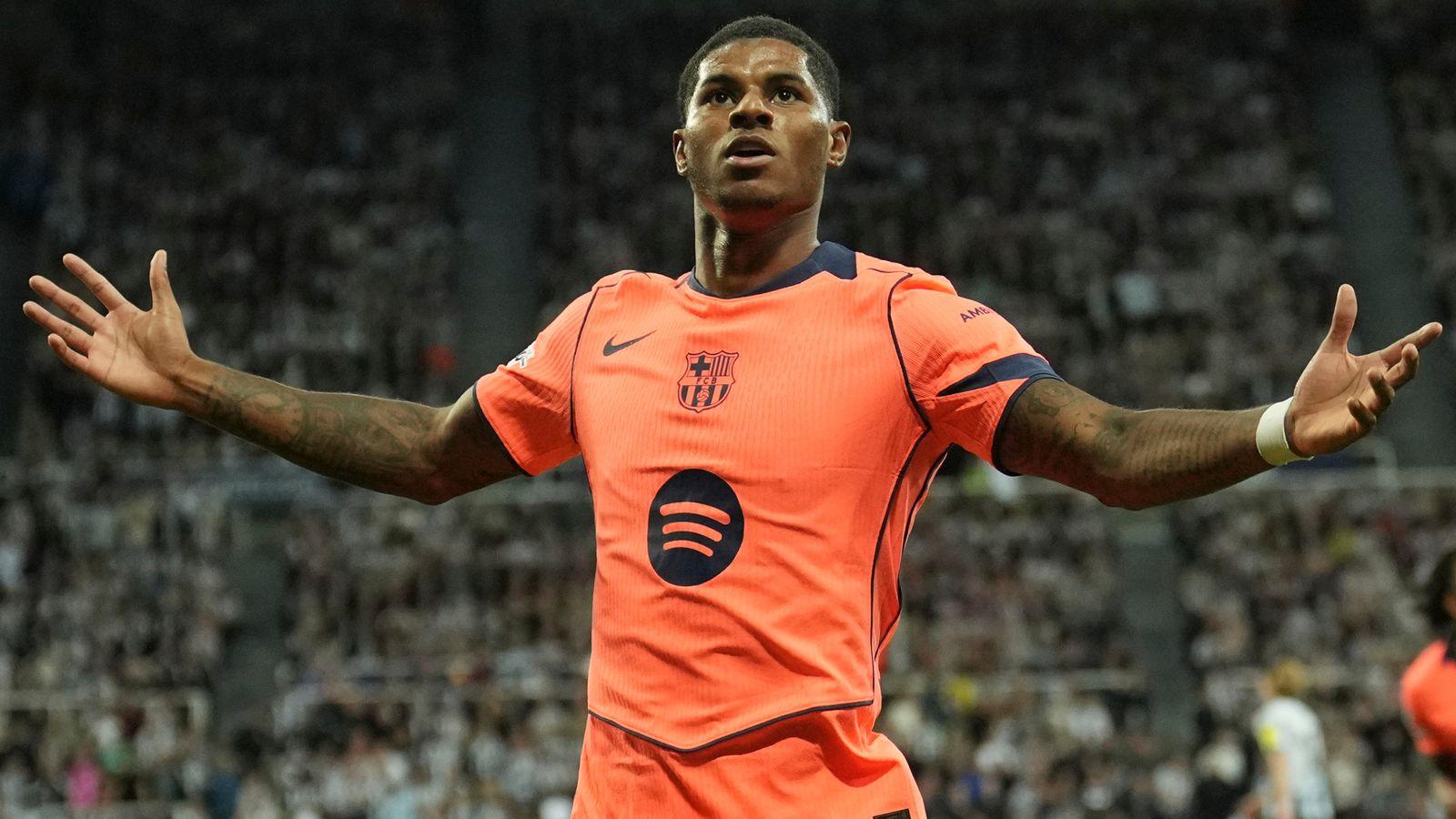 Rashford đang có phong độ rực sáng tại Barcelona.