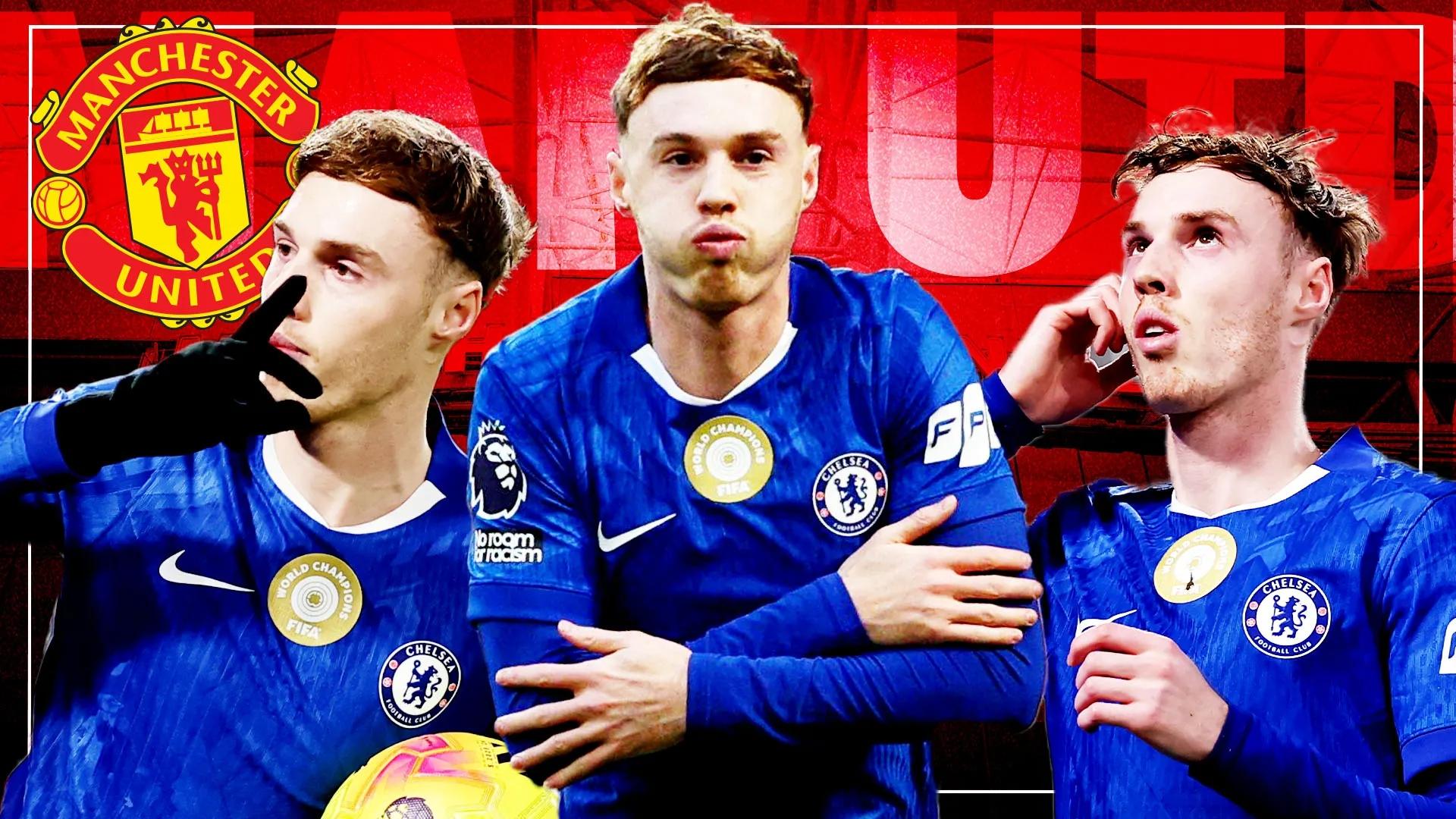 Cole Palmer từng mặc áo Manchester United khi còn nhỏ và hoàn toàn có thể khoác lại màu áo này trong tương lai gần.